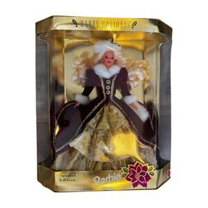 Vintage Happy Holidays Special Edition Collector Barbie Doll 1996 New in Box